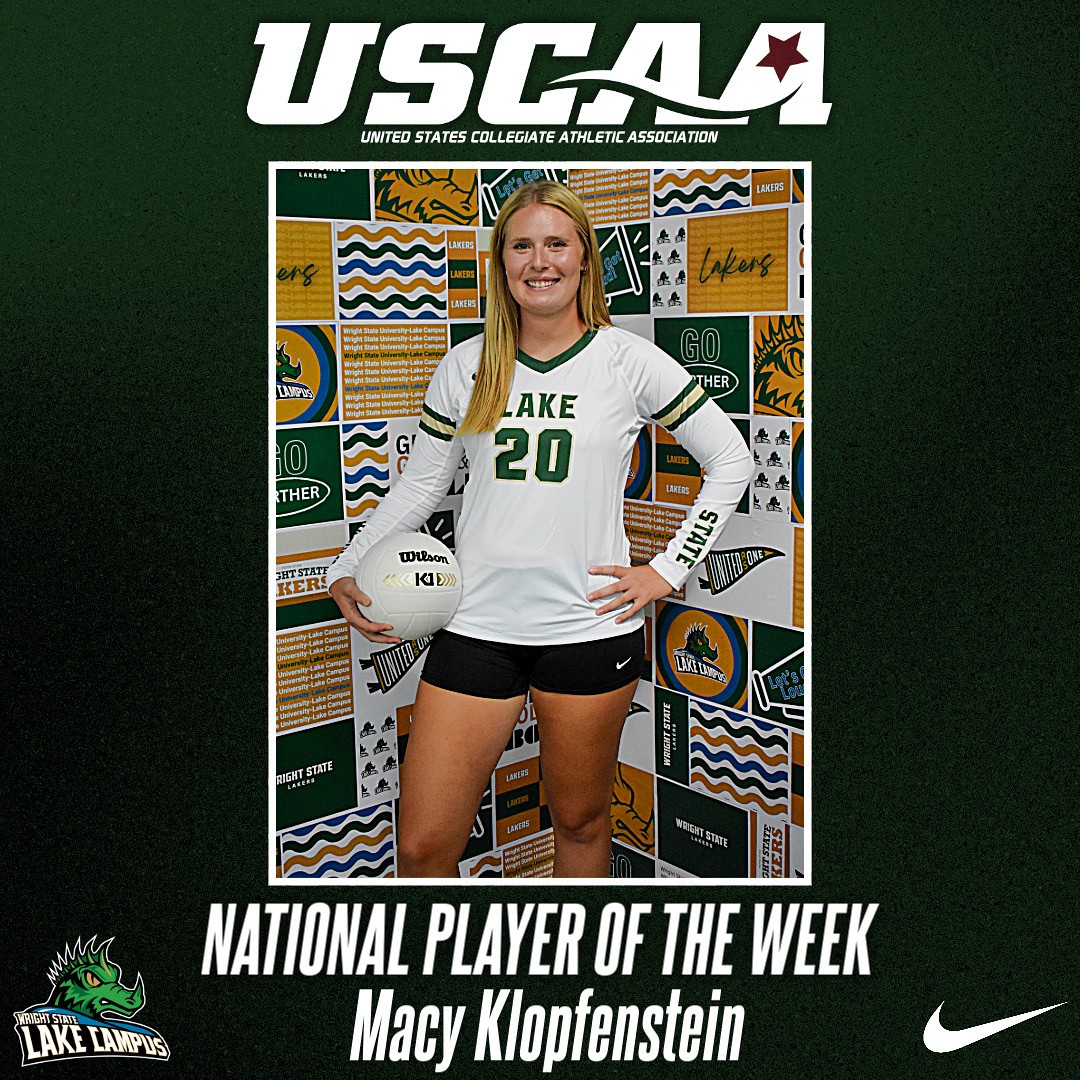 Klopfenstein named USCAA National Player of the Week